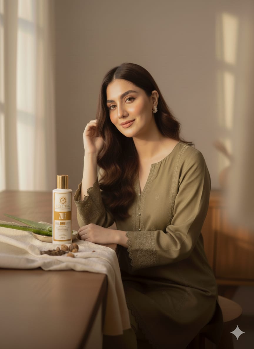 Hair Growth Results with Zulf Organic Hair Oil